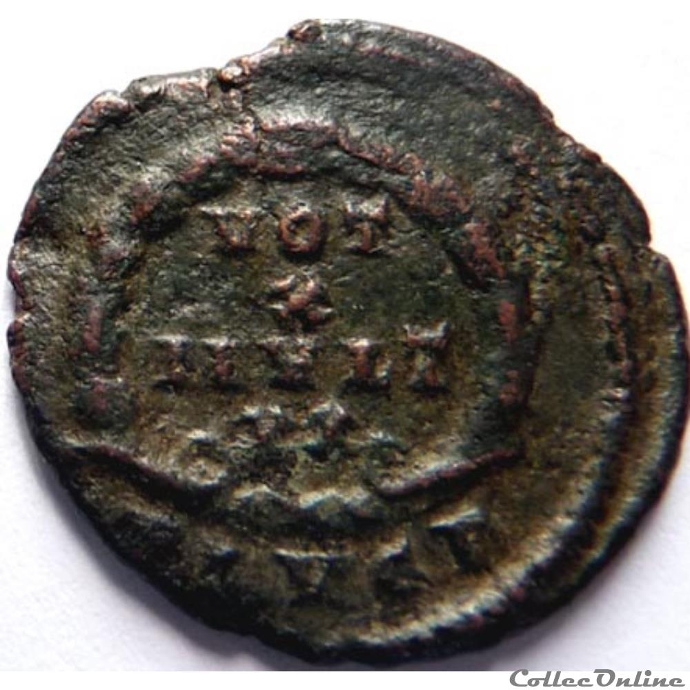 Julien II 360-363/Lyon/VOT X MVLT XX monnaies antiques av jc a ap romaines republicaines imperiales julien ii 360 363 lyon vot x mvlt xx