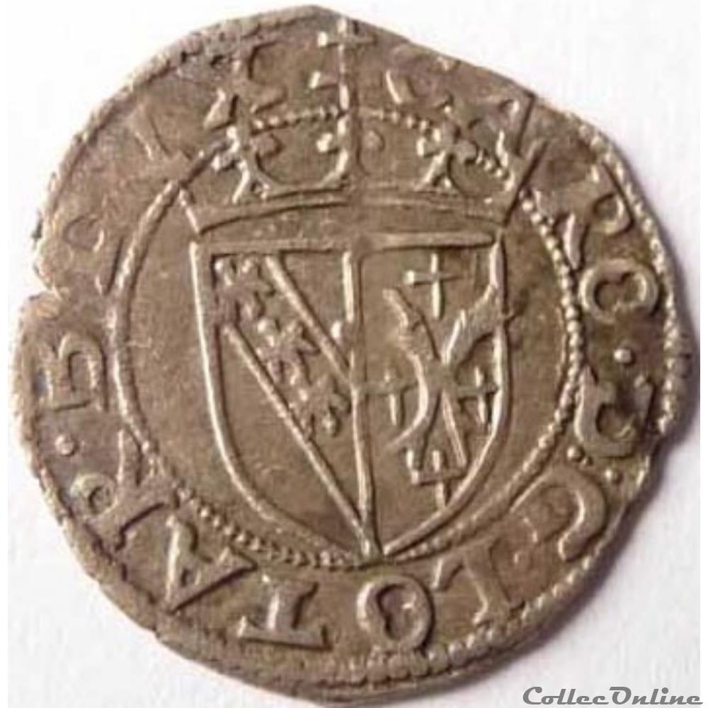 Charles III duc de Lorraine 1545-1608 monnaie france feodale charles iii duc de lorraine 1545 1608