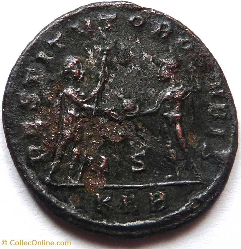 monnaie antique av jc ap romaine republicaine imperiale probus 281 serdica restitvtor orbis