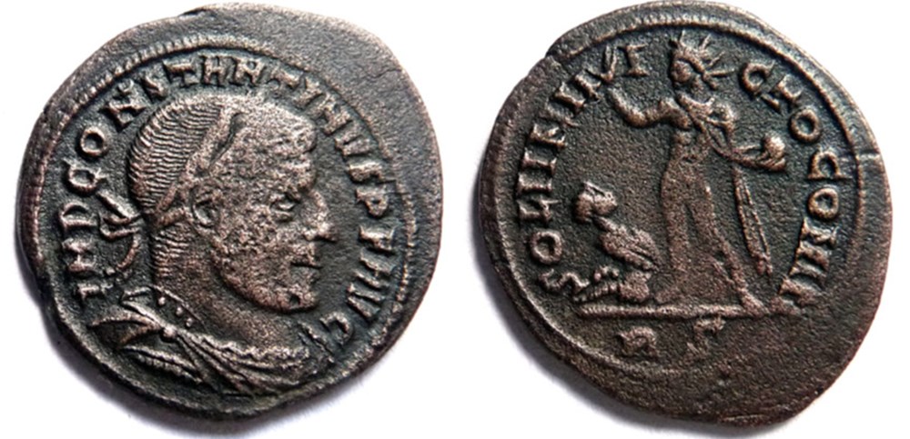 RIC 55/Constantin 1er 316-317/Rome/SOLI INVICTO COMITI monnaies antiques romaines imperiales et republicaines ric 55 constantin 1er 316 317 rome soli invicto comiti