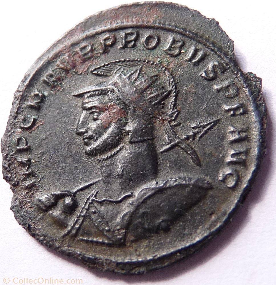 monnaie antique jc ap romaine probus 280 281 serdica virtvs probi avg