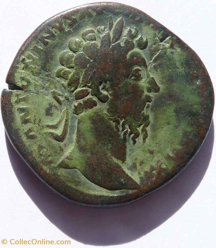 monnaie antique av jc ap romaine republicaine imperiale marc aurele 166 168 rome victoire