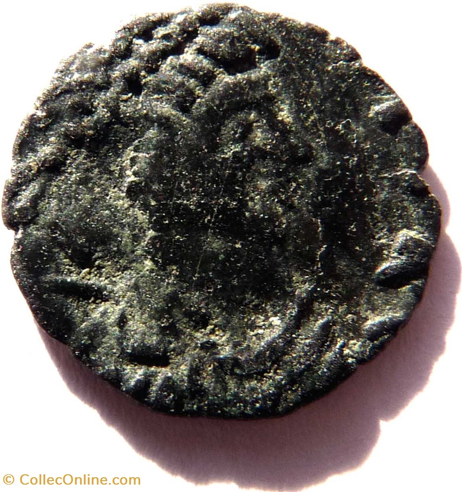 Imitation pour Arcadius ou Honorius monnaie antique av jc ap romaine republicaine imperiale imitation pour arcadius ou honorius