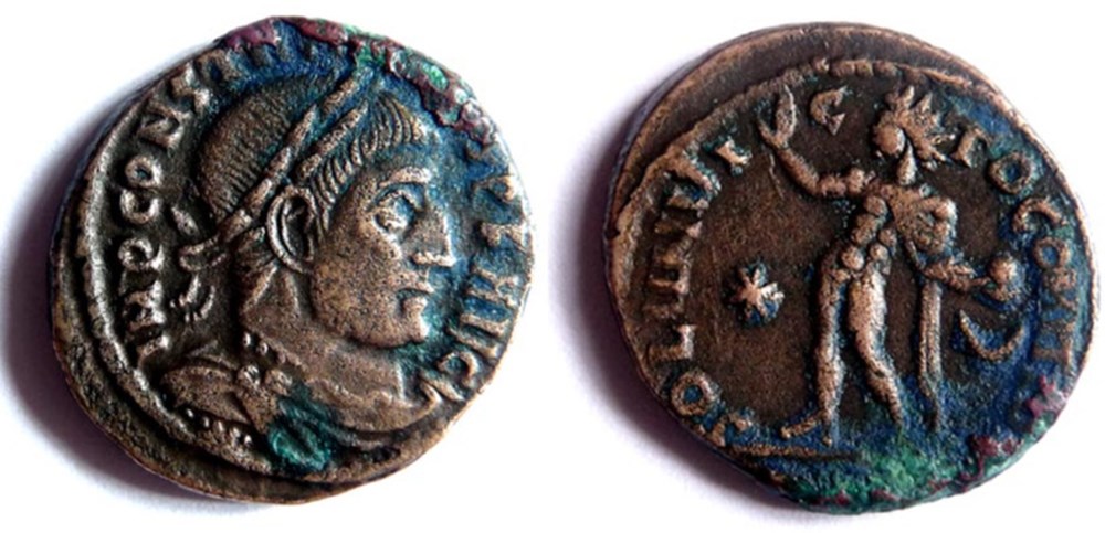 RIC 46/Constantin 1er 316/Rome/SOLI INVICTO COMITI DN monnaies antiques romaines imperiales et republicaines ric 46 constantin 1er 316 rome soli invicto comiti dn