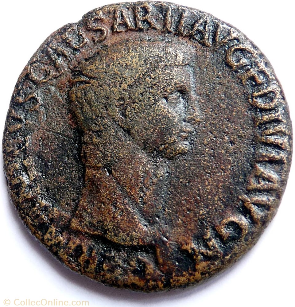 monnaie antique av jc ap romaine germanicus 50 54 as sc