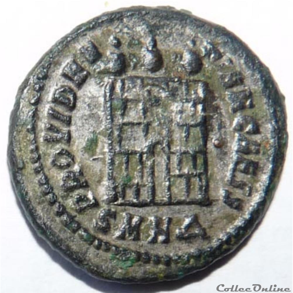 Licinius II 318-320/Héraclée/PROVIDENTIAE CAESS monnaies antiques romaines republicaines imperiales licinius ii 318 320 heraclee providentiae caess