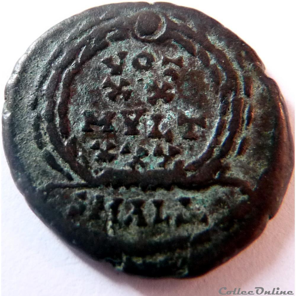 monnaies antiques romaines republicaines imperiales constans 347 348 alexandrie vot xx mvlt xxx