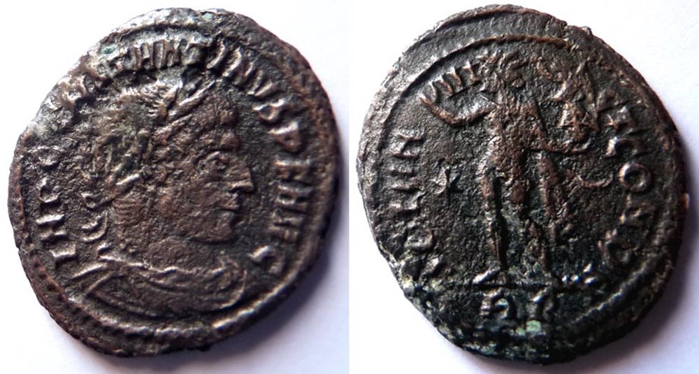 RIC 49/Constantin 1er 316/Rome/SOLI INVICT COM DN monnaies antiques romaines imperiales et republicaines ric 49 constantin 1er 316 rome soli invict com dn