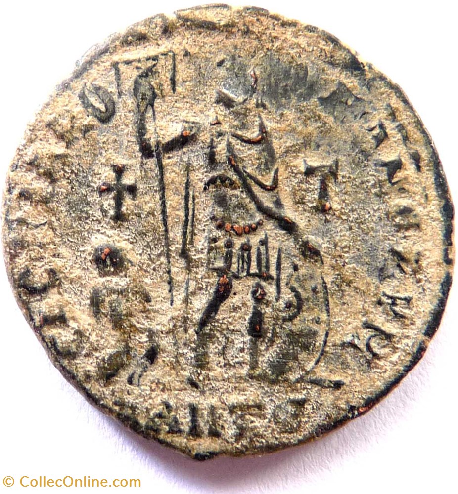 monnaie antique av jc ap romaine republicaine imperiale arcadius 383 388 antioche gloria romanorvm