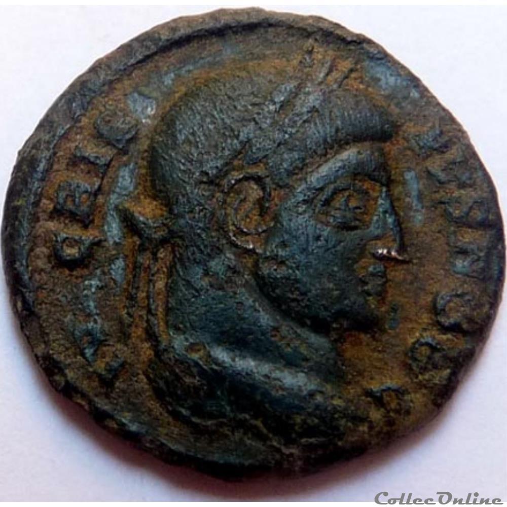 Crispus 321-324/Siscia/CAESARVM NOSTRORVM monnaie antique av jc ap romaine crispus 321 324 siscia caesarvm nostrorvm
