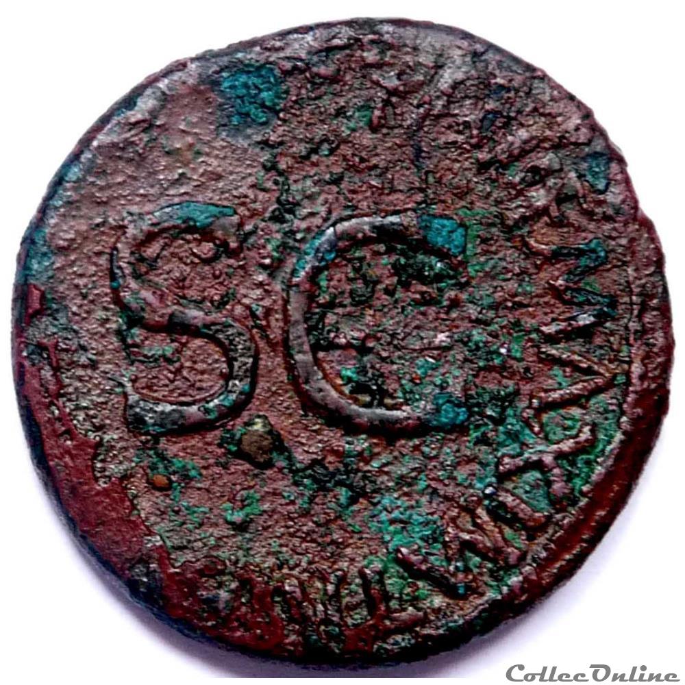 Auguste 11-12/AS/Rome/SC monnaie antique av jc ap romaine auguste 11 12 as rome sc