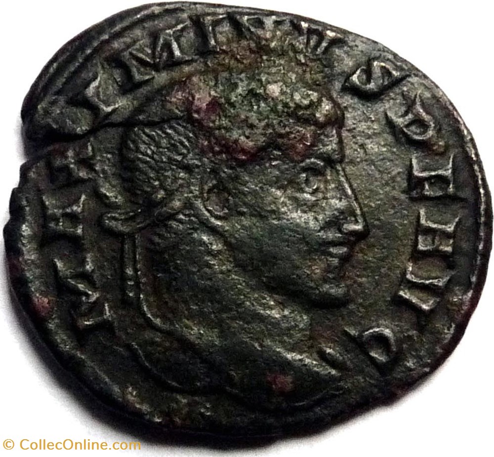 Maximin Daia auguste 312-313/Ticinum/SOLI INVICTO COMITI monnaies antiques romaines imperiales et republicaines maximin daia auguste 312 313 ticinum soli invicto comiti