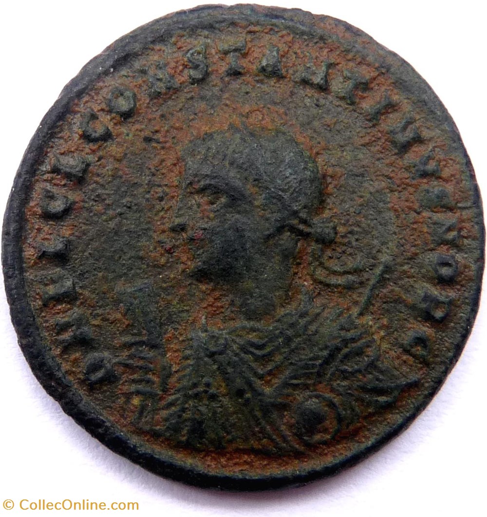 Constantin II 317-320/Antioche/IOVI CONSERVATORI CAESS monnaies antiquite av jc ap romaines republicaines imperiales constantin ii 317 320 antioche iovi conservatori caess