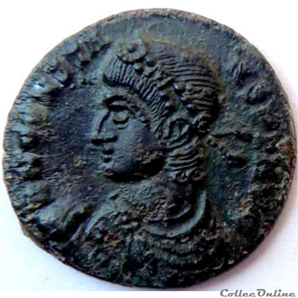 Constans 348-350/Lyon/FEL TEMP REPARATIO monnaies antiques romaines republicaines imperiales constans 348 350 lyon fel temp reparatio
