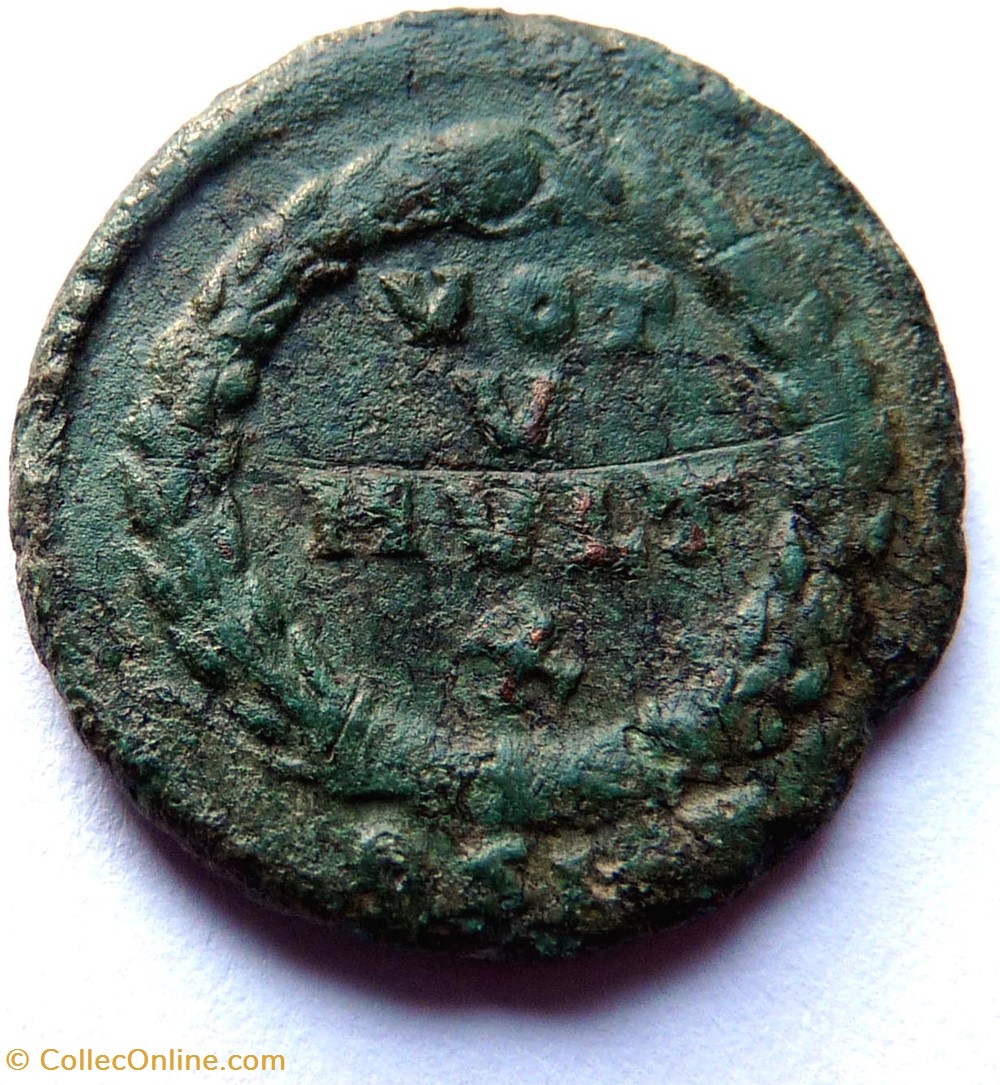 Jovien 363-364/Siscia/VOT V MVLT X monnaies antiques romaines imperiales et republicaines jovien 363 364 siscia vot v mvlt x