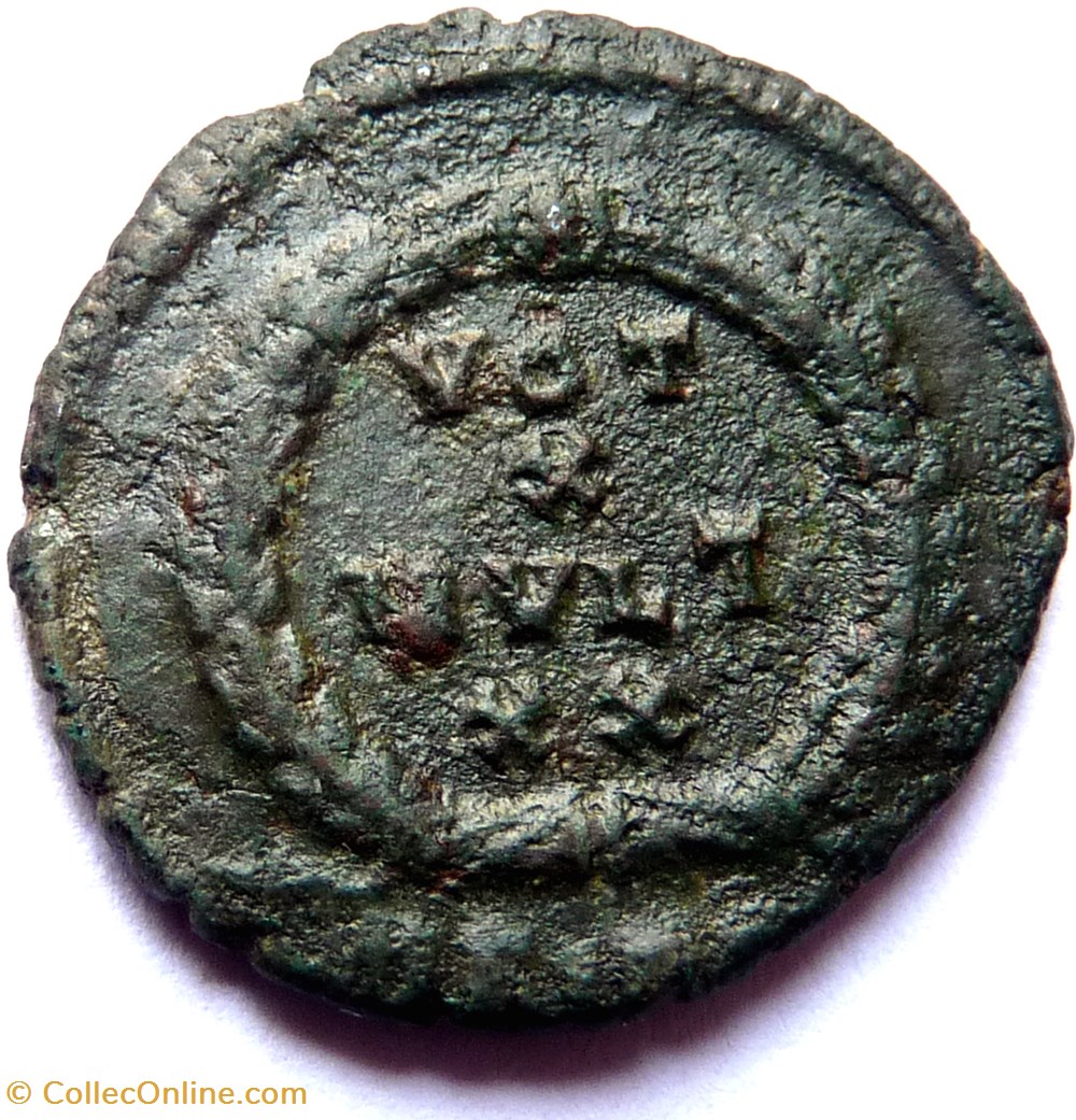 Julien II 361-363/Sirmium/VOT X MVLT XX monnaies antiques a romaines republicaines imperiales julien ii 361 363 sirmium vot x mvlt xx