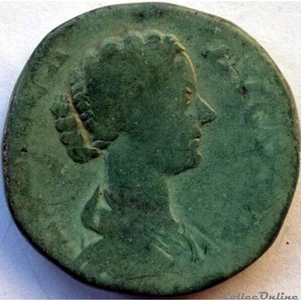 Lucille 166-169/Sesterce/Rome/RIC III 1752 monnaie antique romaine lucille 166 169 sesterce rome ric iii 1752