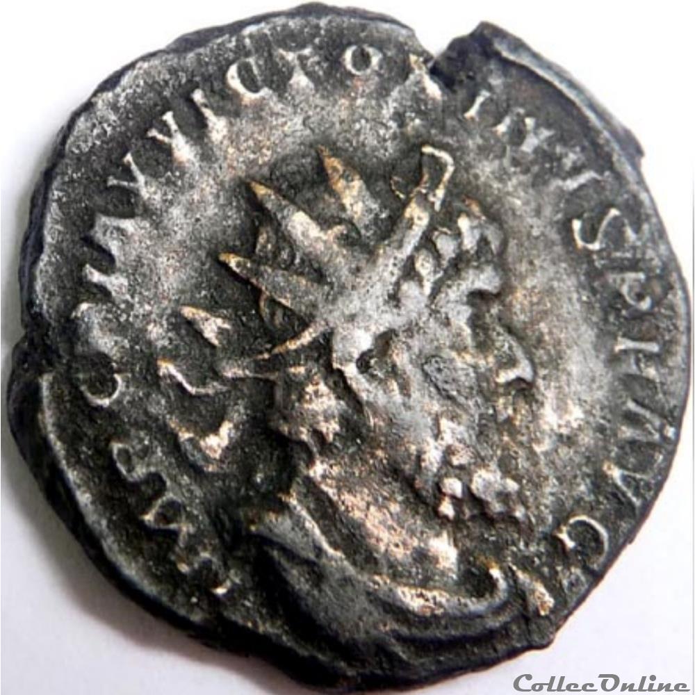 monnaie antique av jc a ap romaine victorin 269 270 treves invictvs