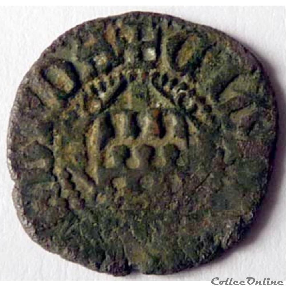 Charles Quint 1516-1556/Gérone/Denier monnaie charles quint 1516 1556 gerone denier