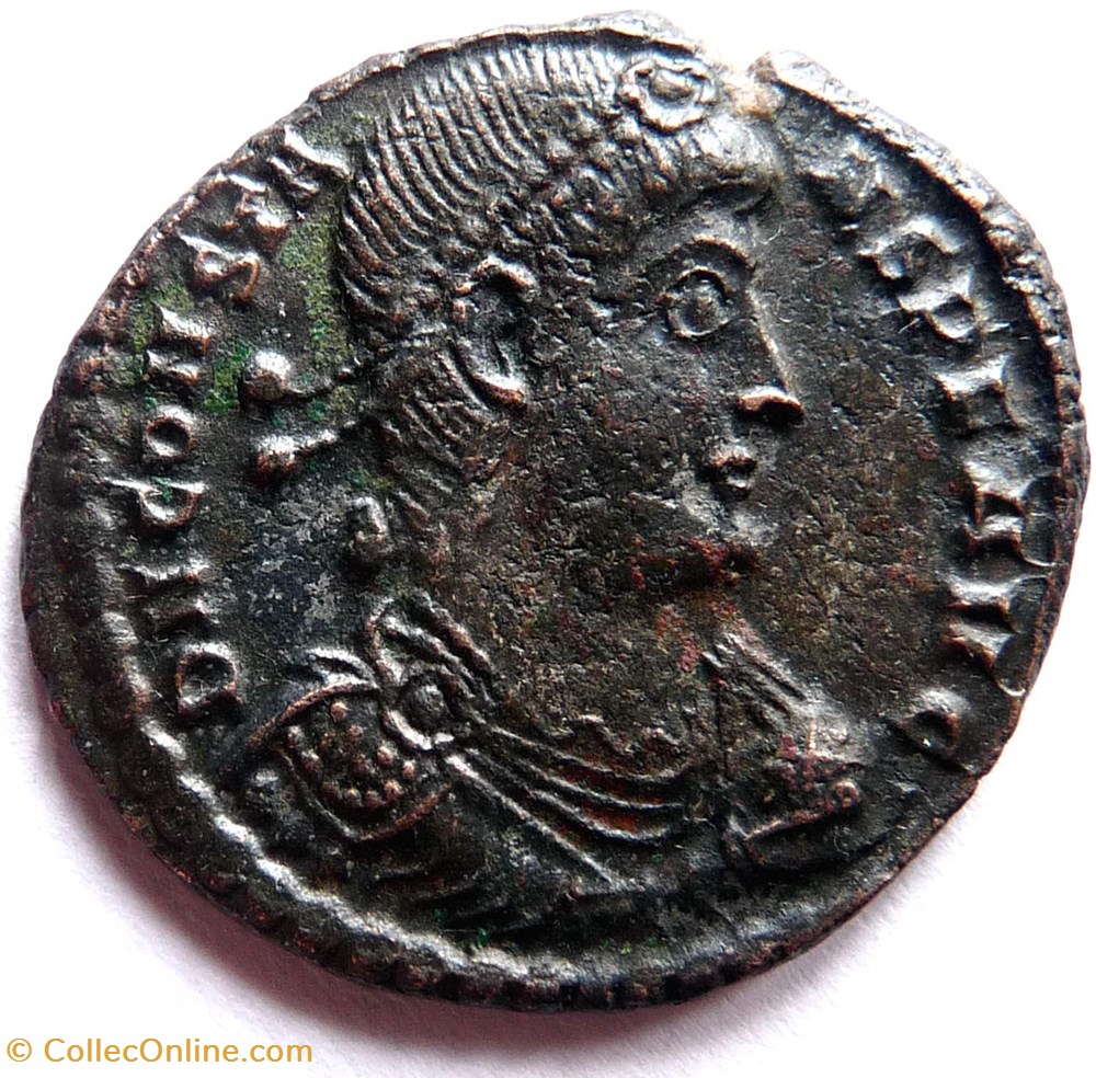 Constans 348-350/Thessalonique/FEL TEMP REPARATIO monnaies antiques romaines imperiales et republicaines constans 348 350 thessalonique fel temp reparatio