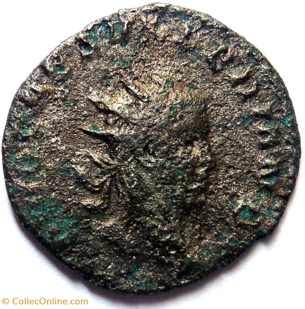 Valérien II 258-259/Rome/CONSECRATIO monnaie antique av jc ap romaine republicaine imperiale valerien ii 258 259 rome consecratio