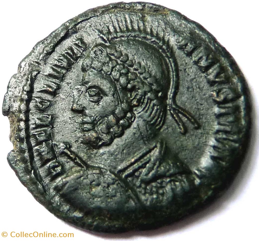 Julien II 361-363/Siscia/VOT X MVLT XX monnaies antiques av jc ap romaines republicaines imperiales julien ii 361 363 siscia vot x mvlt xx
