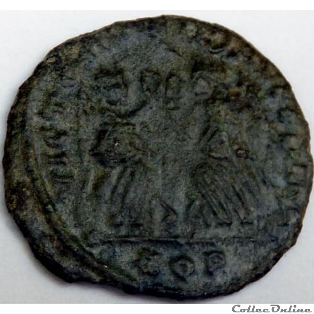 monnaies antiquite jc ap romaines republicaines imperiales constance ii 341 347 aquilee victoriae dd avgg q nn