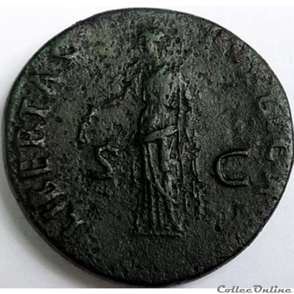 Nerva 97/Dupondius/Rome/RIC II 101 monnaie antique romaine nerva 97 dupondius rome ric ii 101