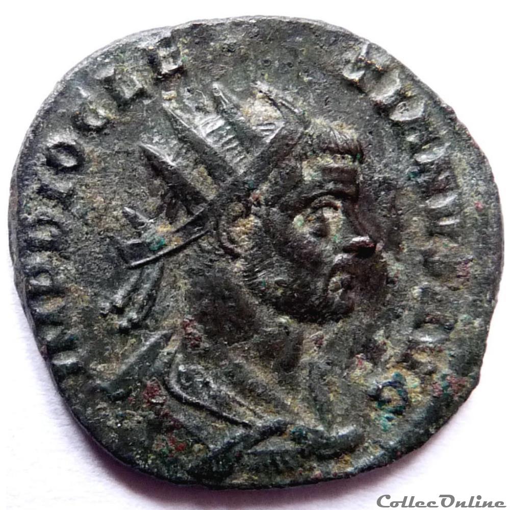 Dioclétien 292/Rome/IOVI CONSERVAT AVGG monnaie antique jc ap romaine republicaine imperiale diocletien 292 rome iovi conservat avgg