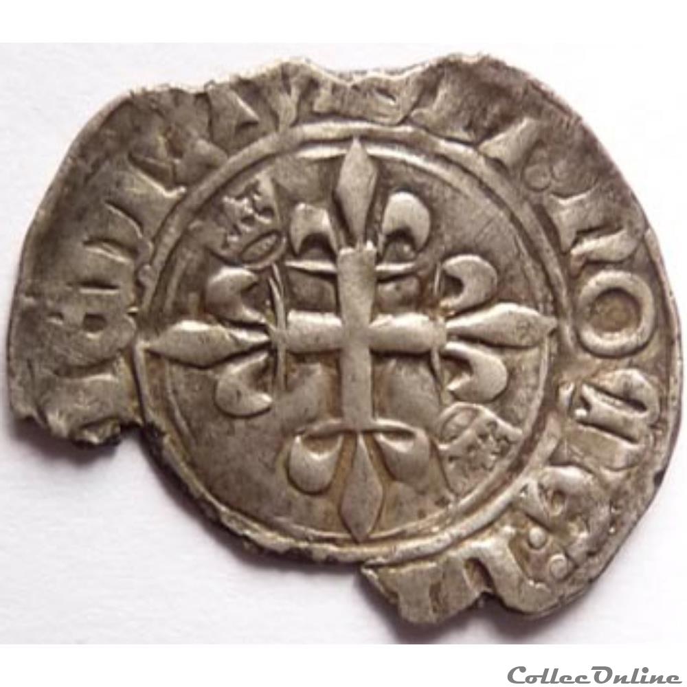 Charles VI le Fol 1380-1422 monnaie france royale charles vi le fol 1380 1422