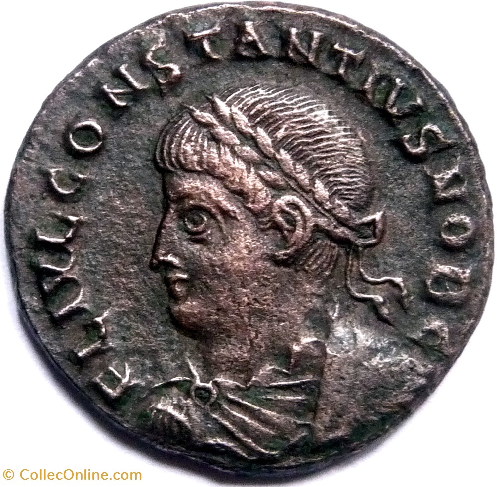 monnaies antiques romaines imperiales et republicaines constance ii 325 326 antioche providentiae caess