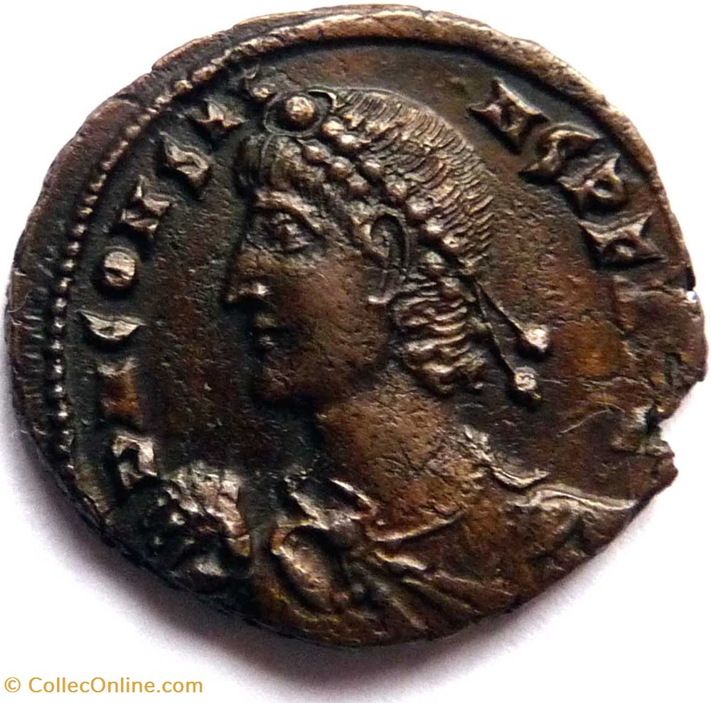 Constans 348-350/Alexandrie/FEL TEMP REPARATIO monnaie antique av jc ap romaine republicaine imperiale constans 348 350 alexandrie fel temp reparatio