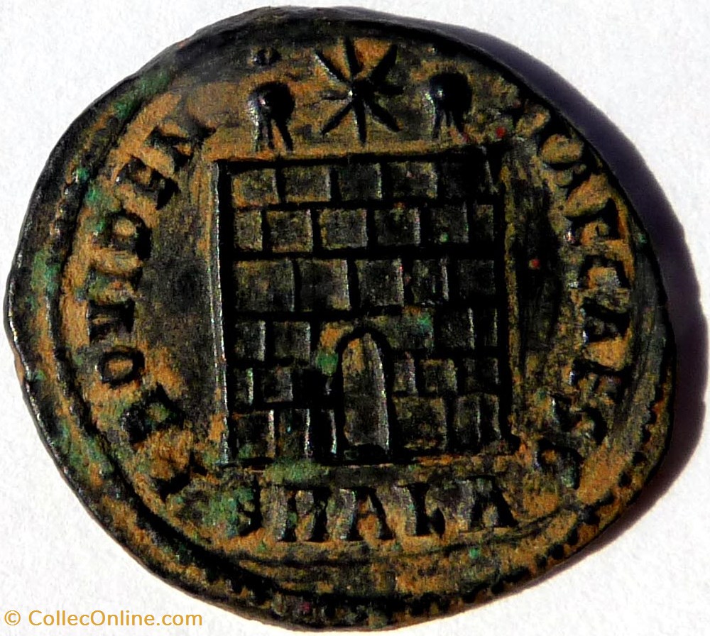 Crispus 325-326/Alexandrie/PROVIDENTIAE CAESS monnaies antiques av jc ap romaines republicaines imperiales crispus 325 326 alexandrie providentiae caess