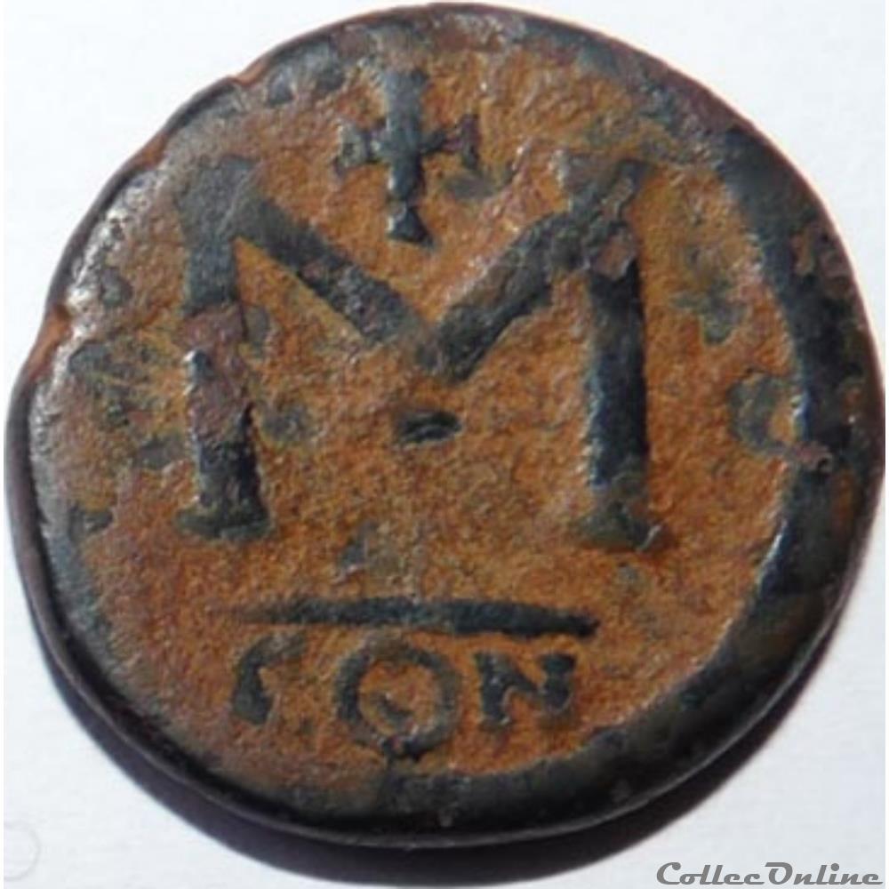 Anastase 491-518/Constantinople monnaies byzantines empire d maurice tibere anastase 491 518 constantinople