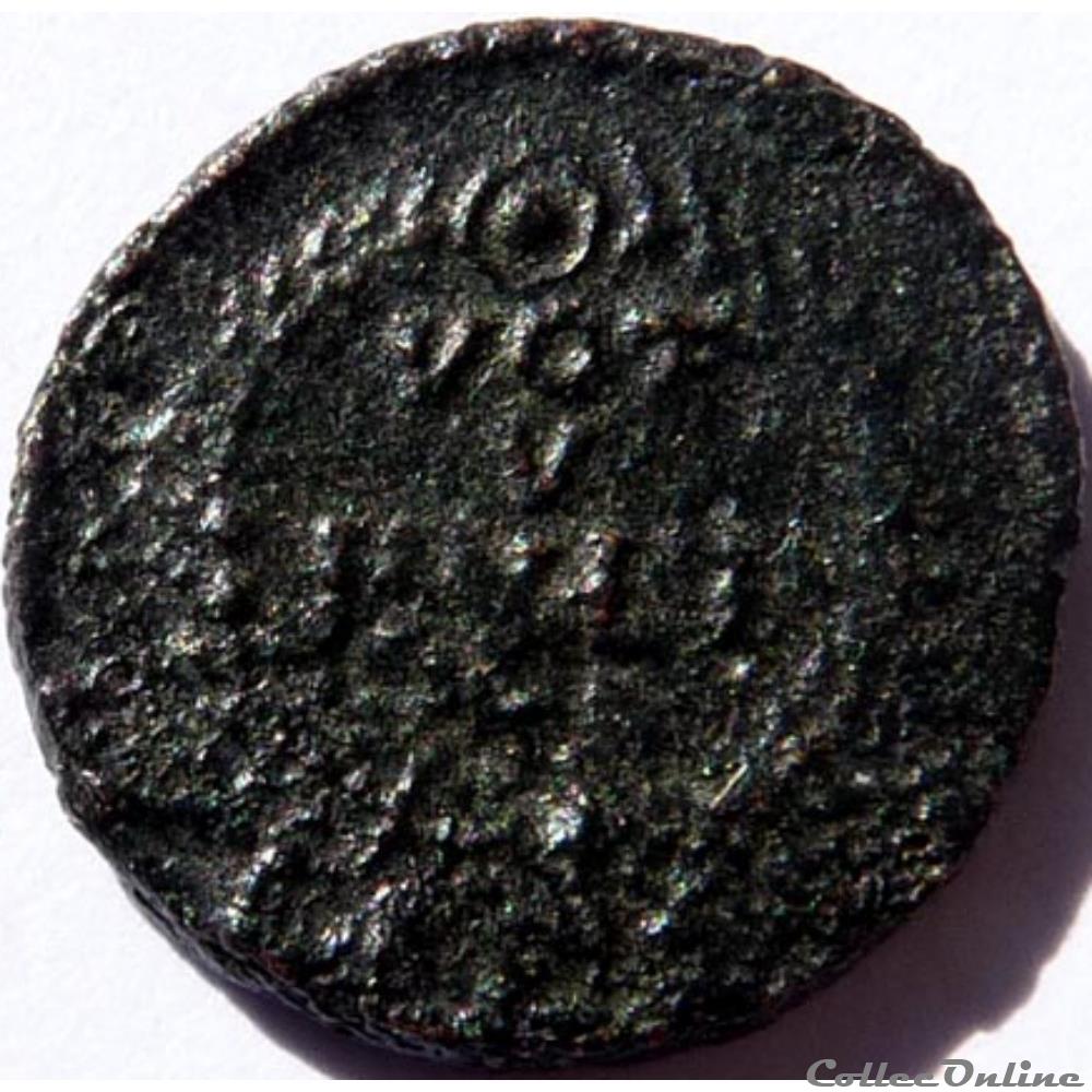 Valentinien II 378-383/Siscia/VOT V MVLT X monnaie antique av jc ap romaine valentinien ii 378 383 siscia vot v mvlt x