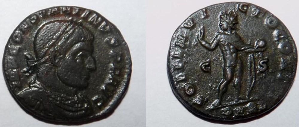 RIC 150/Constantin 1er 316-317/Arles/SOLI INVICTO COMITI monnaies antiques romaines imperiales et republicaines ric 150 constantin 1er 316 317 arles soli invicto comiti
