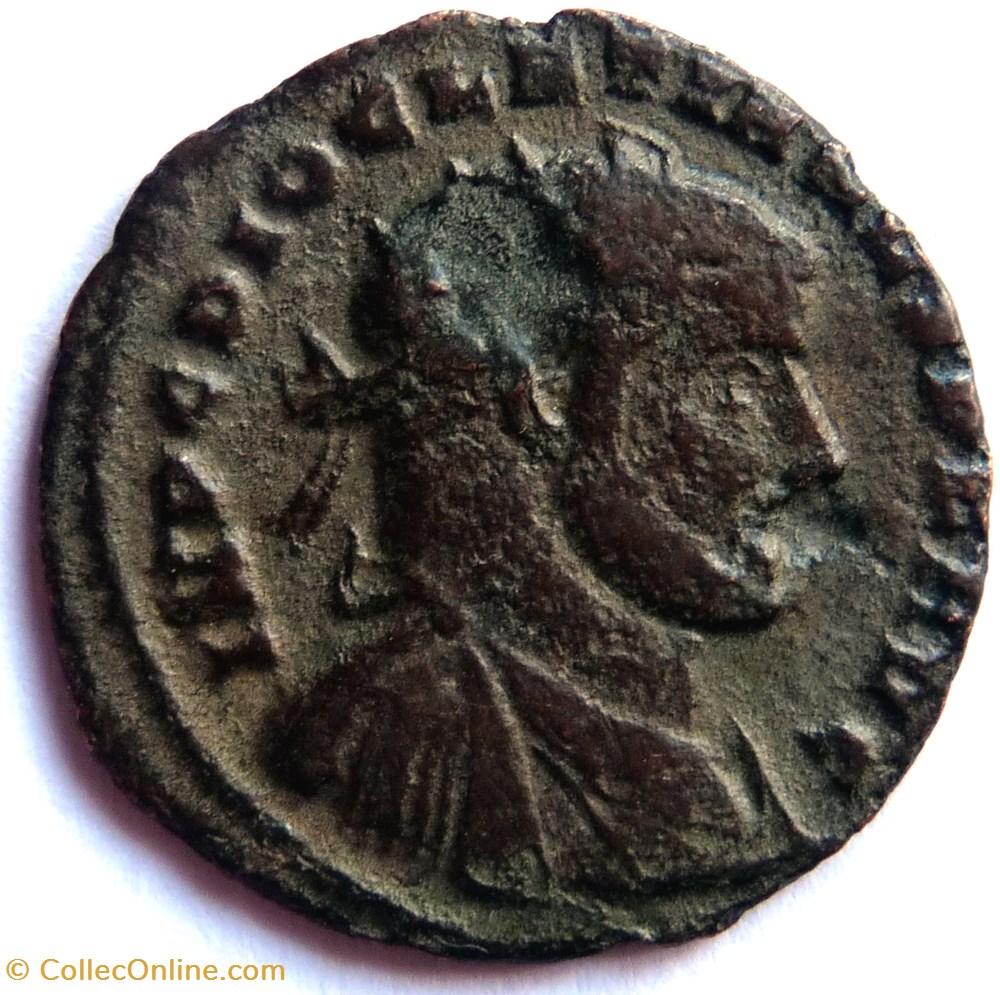 Dioclétien 303/Carthage/VOT XX FK monnaies antiques romaines imperiales republicaines diocletien 303 carthage vot xx fk