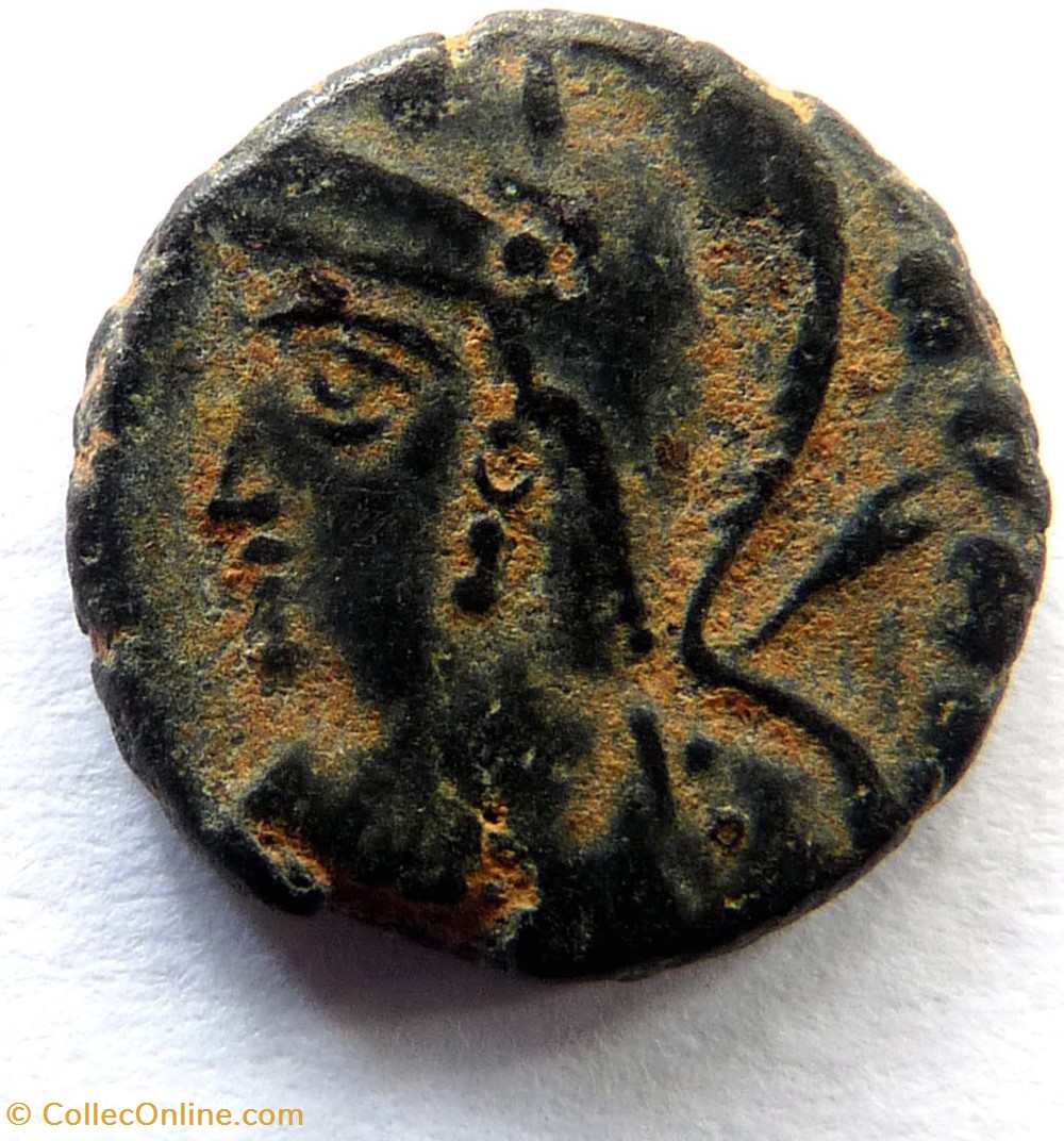 Urbs Roma 347-348/Nicomédie/VOT XX MVLT XXX monnaies antiques romaines imperiales et republicaines urbs roma 347 348 nicomedie vot xx mvlt xxx