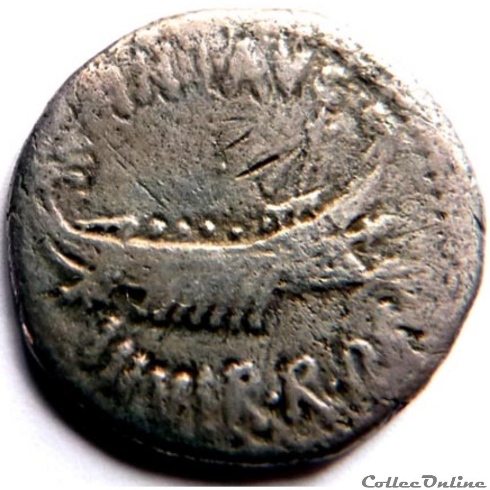 Marc Antoine 32-31/Denier/Légion III monnaie antique av jc ap romaine marc antoine 32 31 denier legion iii