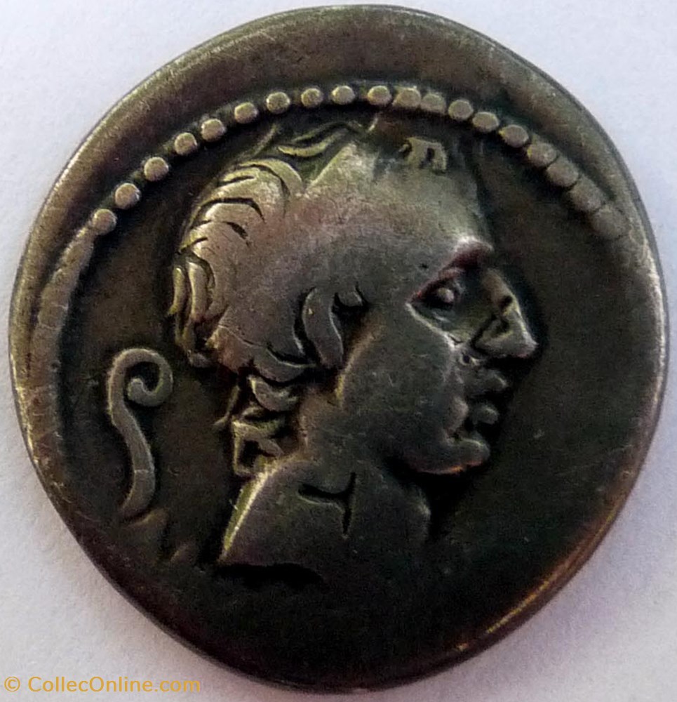 monnaies antiques romaines imperiales et republicaines gens marcia 56 denier ancus marcius 4eme roi de rome