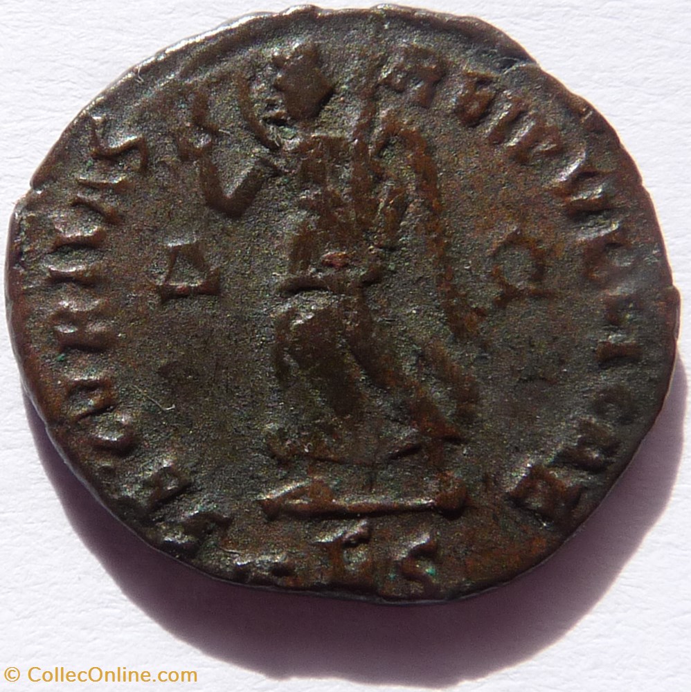 monnaie antique av jc ap romaine republicaine imperiale valens 367 375 thessalonique secvritas reipvblicae