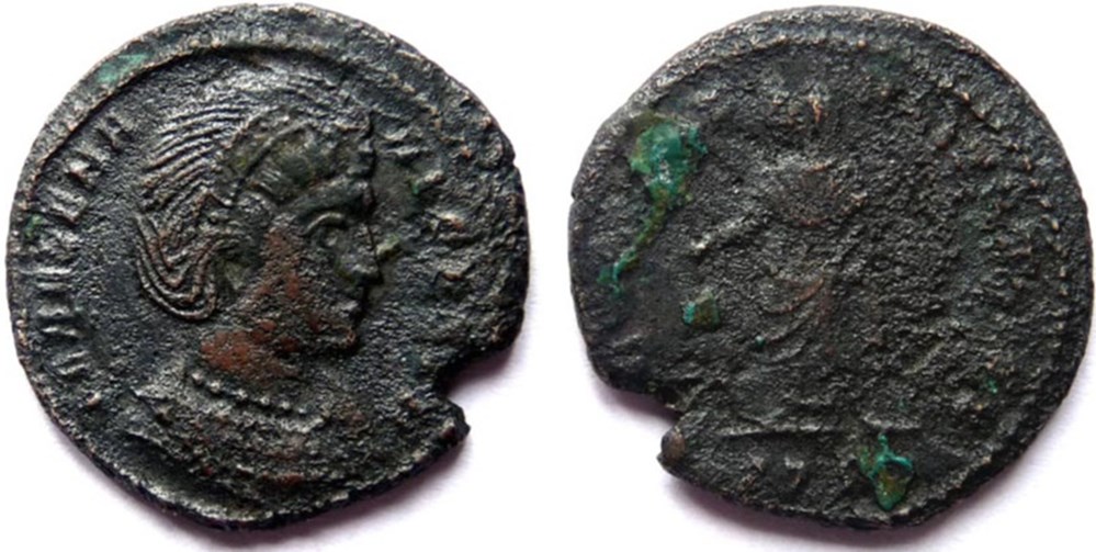 Hélène 326-328/Thessalonique/SECVRITAS REIPVBLICE monnaies antiques romaines imperiales et republicaines helene 326 328 thessalonique secvritas reipvblice