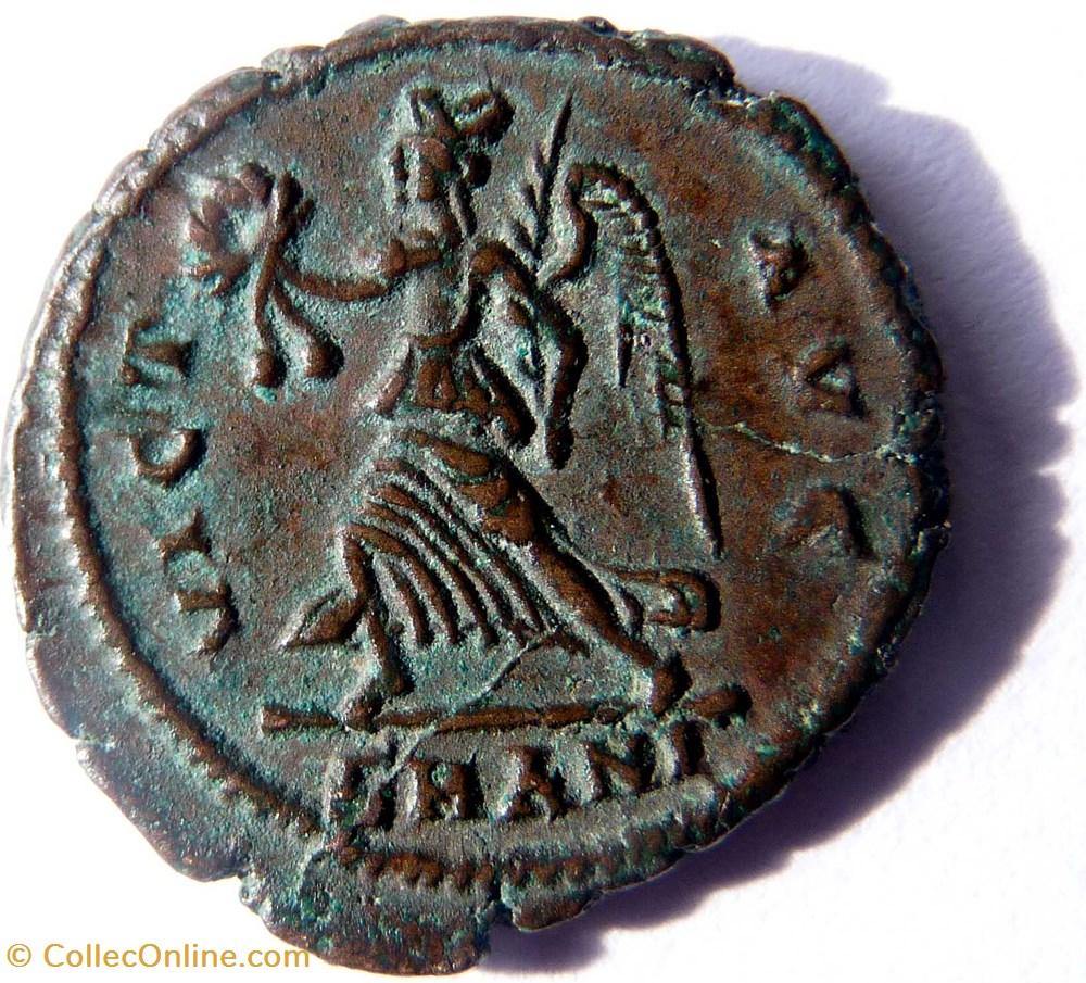 monnaies antiquite jc ap romaines republicaines imperiales constans 337 347 antioch vict avg