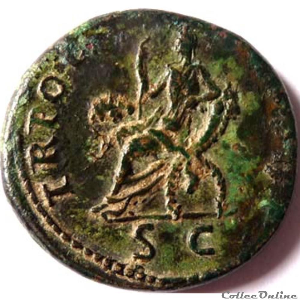 Trajan 98-99/Dupondius/Rome/RIC II 386 monnaie antique romaine trajan 98 99 dupondius rome ric ii 386