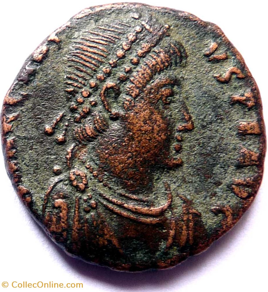 monnaie antique av jc ap romaine republicaine imperiale arcadius 383 392 antioche gloria romanorvm