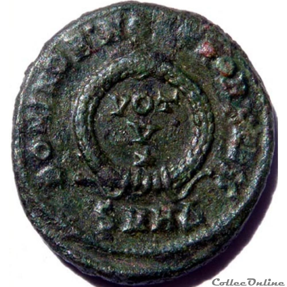 Constantin II 324/Héraclée/DOMINOR NOSTROR CAESS monnaie antique av jc ap romaine constantin ii 324 heraclee dominor nostror caess