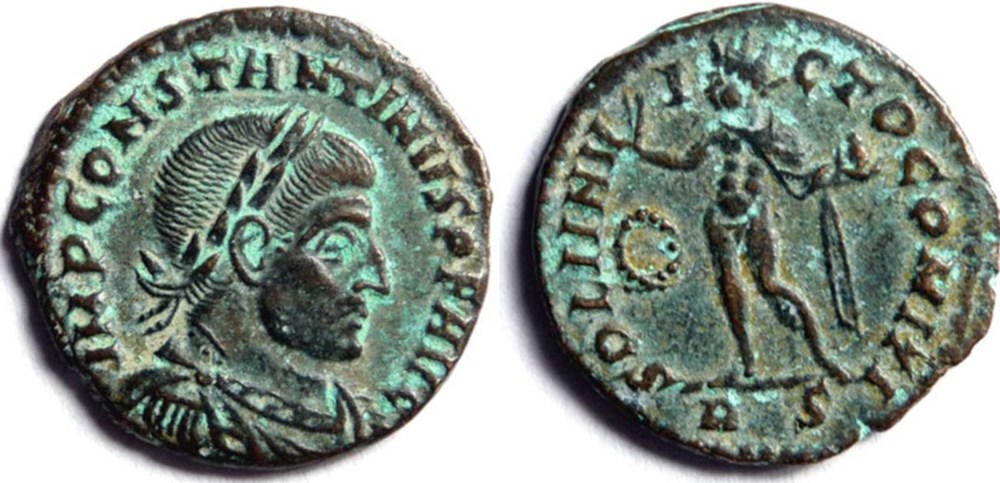 RIC 97/Constantin 1er 317-318/Rome/SOLI INVICTO COMITI monnaies antiques romaines imperiales et republicaines ric 97 constantin 1er 317 318 rome soli invicto comiti
