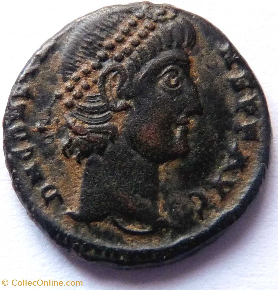 monnaies antiquite av jc ap romaines republicaines imperiales constans 347 348 antioche vot xv mvlt xx