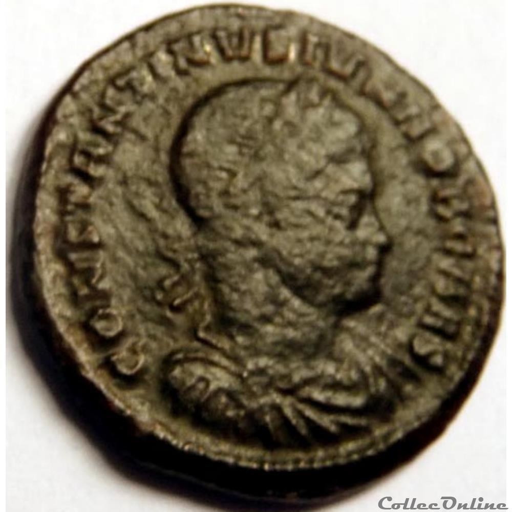 Constantin II 324-325/Sirmium/ALAMANNIA DEVICTA monnaie antique av jc ap romaine constantin ii 324 325 sirmium alamannia devicta