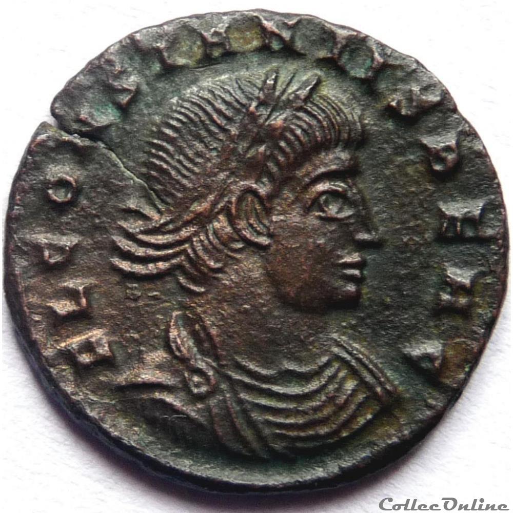 monnaie antique av jc ap romaine constans 335 336 siscia gloria exercitvs